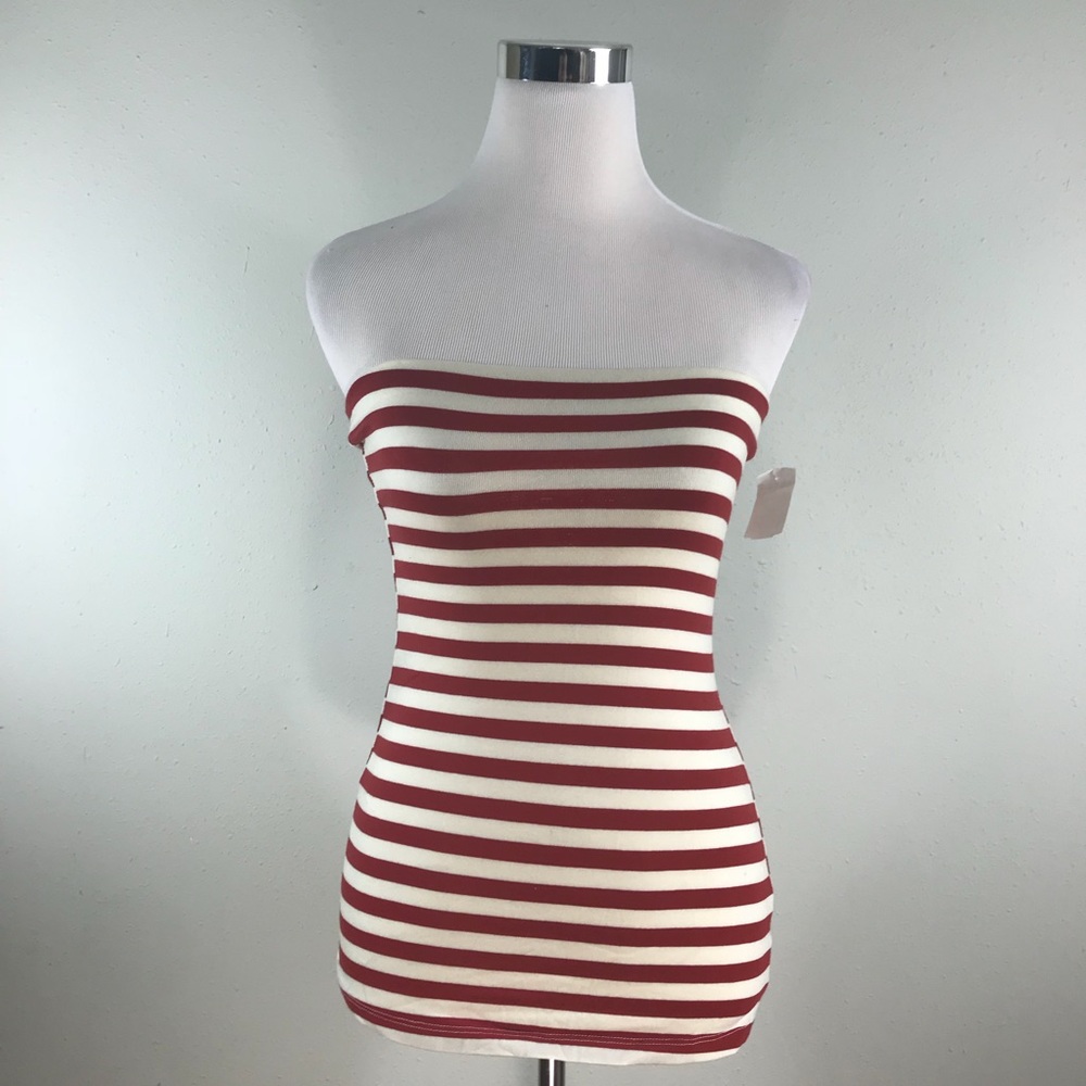 Stripe tube top
